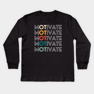 OT MOTivate Occupational Therapy Kids Long Sleeve T-Shirt